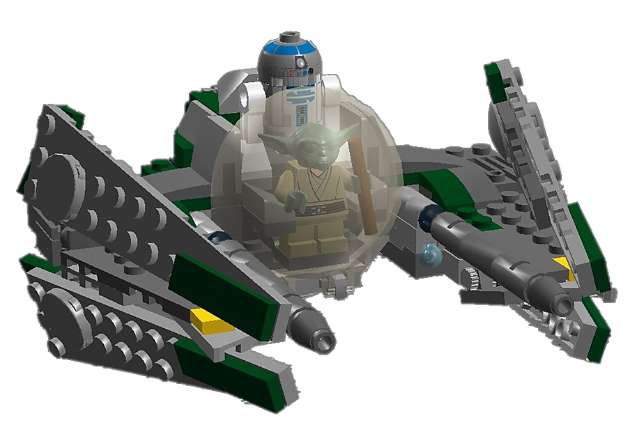 Lego star discount wars yoda ship