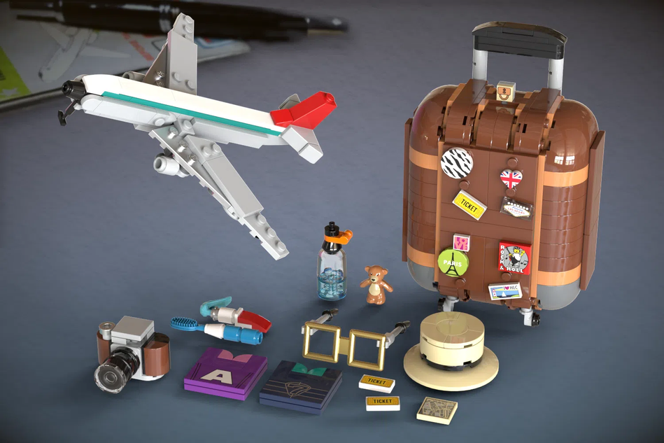 Lego deals suitcase piece