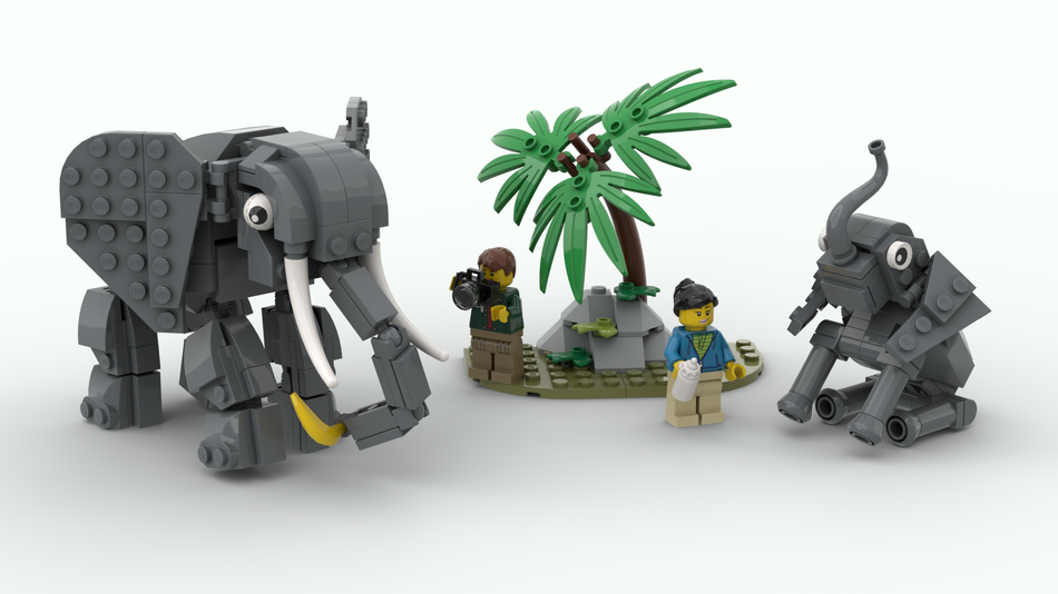 Lego elephant shop