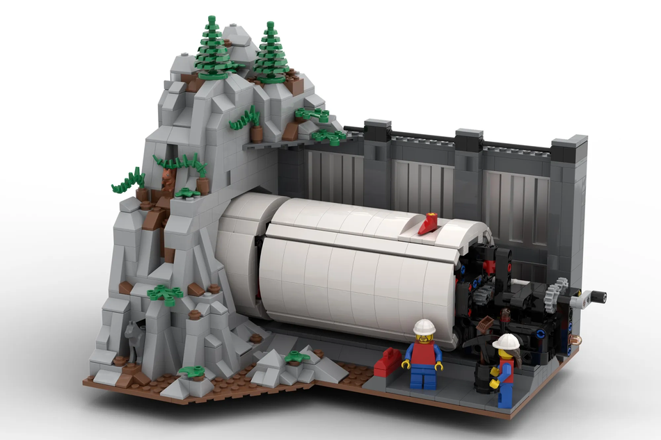 Lego best sale moc mountain