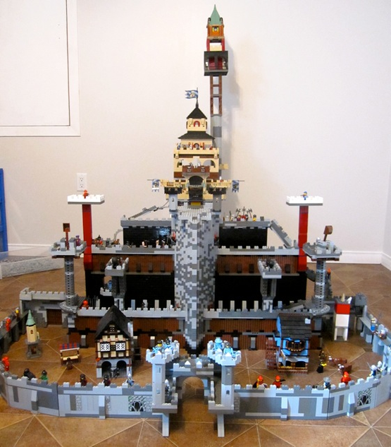 LEGO Minas Tirith Built by - Beyond the Brick