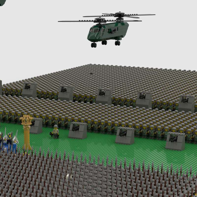 Army discount lego helicopter