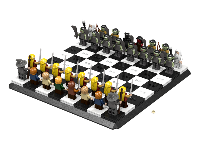 Lord of the rings 2024 chess set