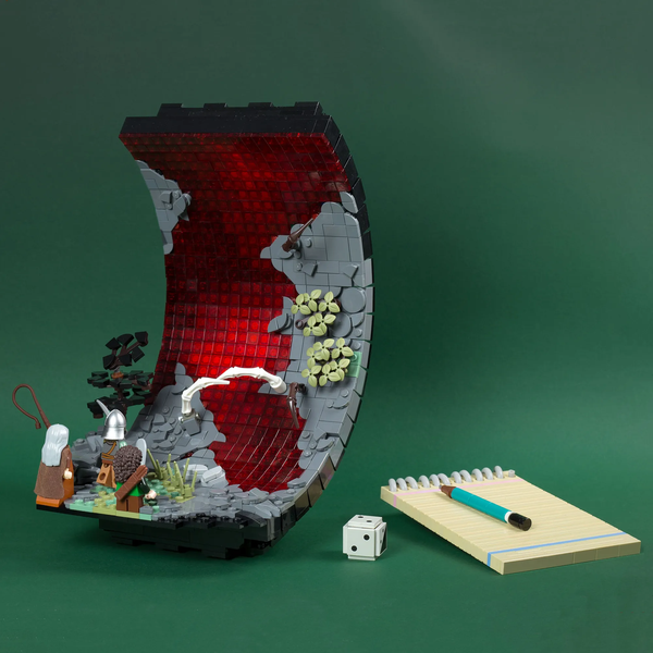 This official D&D Lego set doubles as a fully playable gaming map