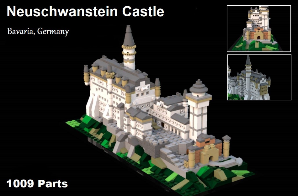 Neuschwanstein lego best sale