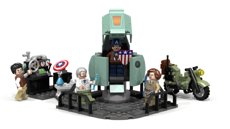 LEGO IDEAS Captain America Birth of a Super Soldier