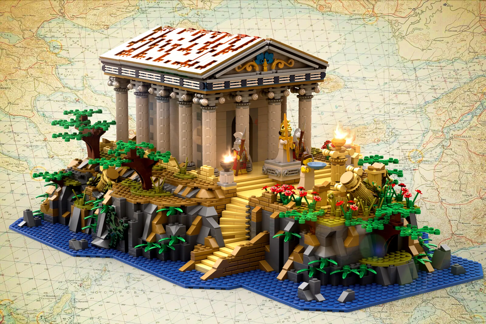 Lego best sale architecture parthenon