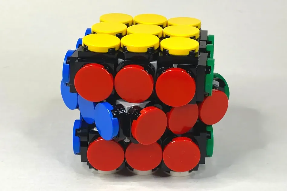 Working lego best sale rubik's cube