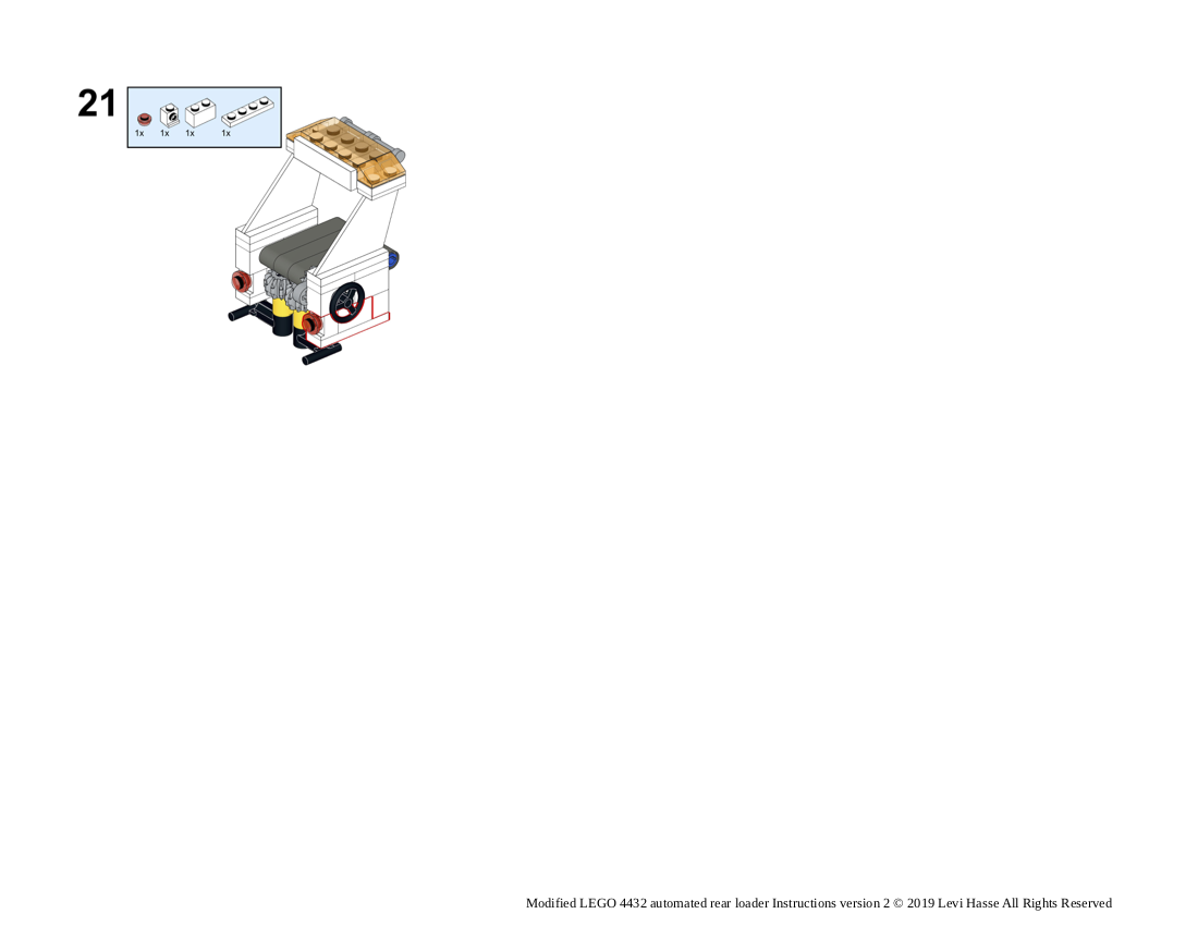 Lego automated discount garbage truck instructions