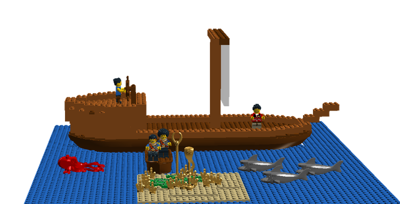 lego pirates boat