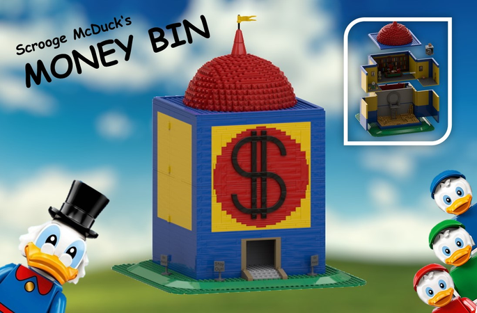 ducktales money bin toy