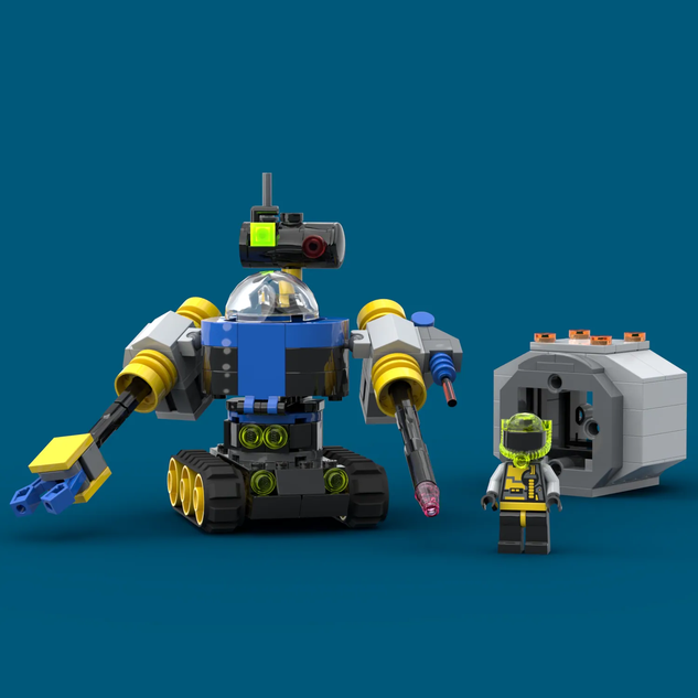 LEGO IDEAS Exploring The Cosmos Vehicle Robo Force Rapid Unit