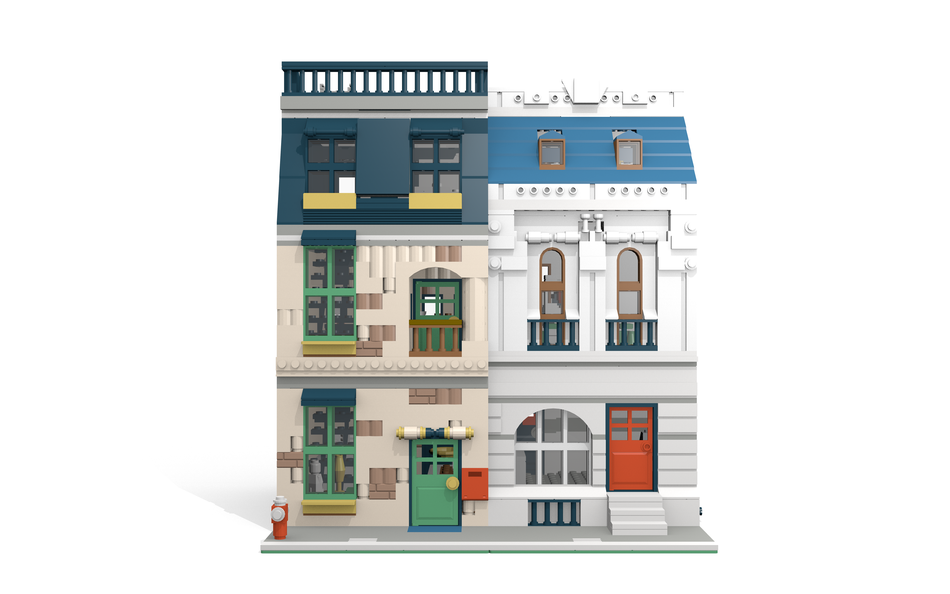 LEGO IDEAS Modular Townhouse and Shop