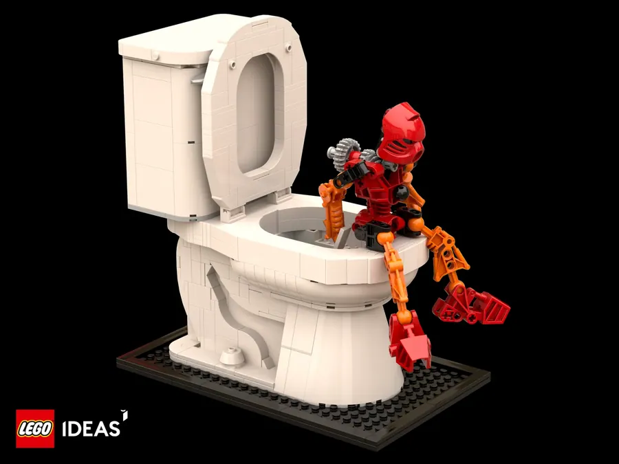 How To Make G Man Toilet 2.0 in Lego 