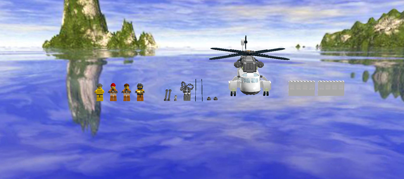 lego sea king helicopter
