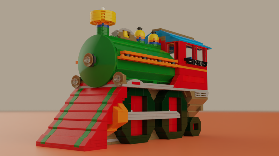 LEGO IDEAS 0 4 2 Display Steam Locomotive