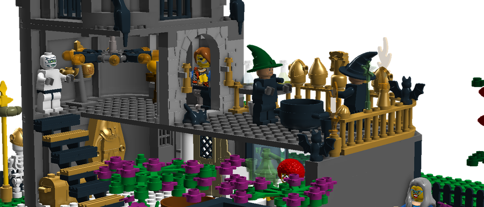 Lego halloween online house