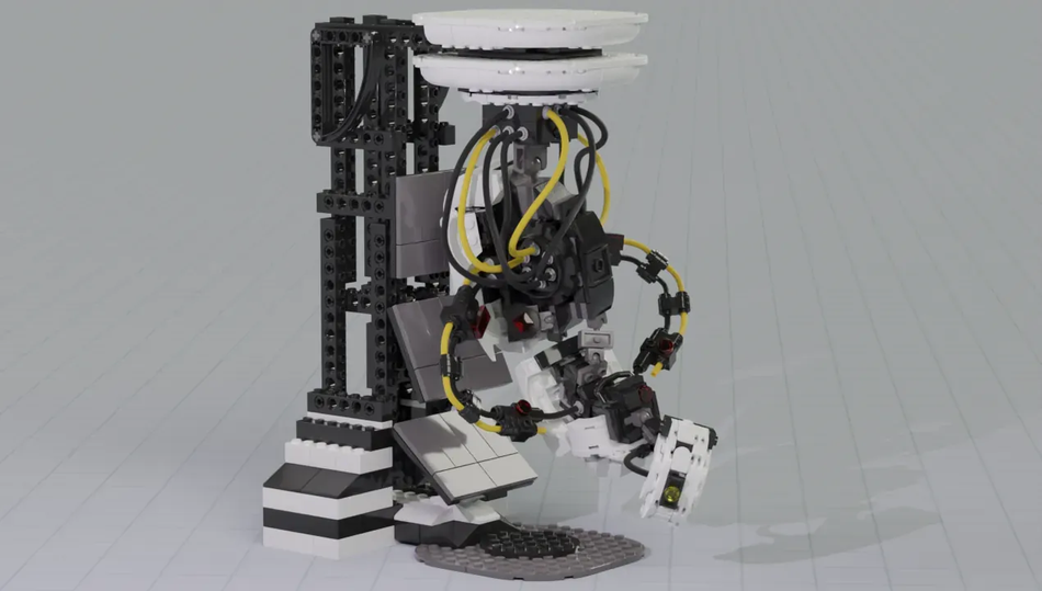 portal 2 glados lego