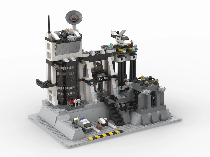 LEGO IDEAS - 90th Anniversary: Celebrations! - Micro-Scale Police Station: