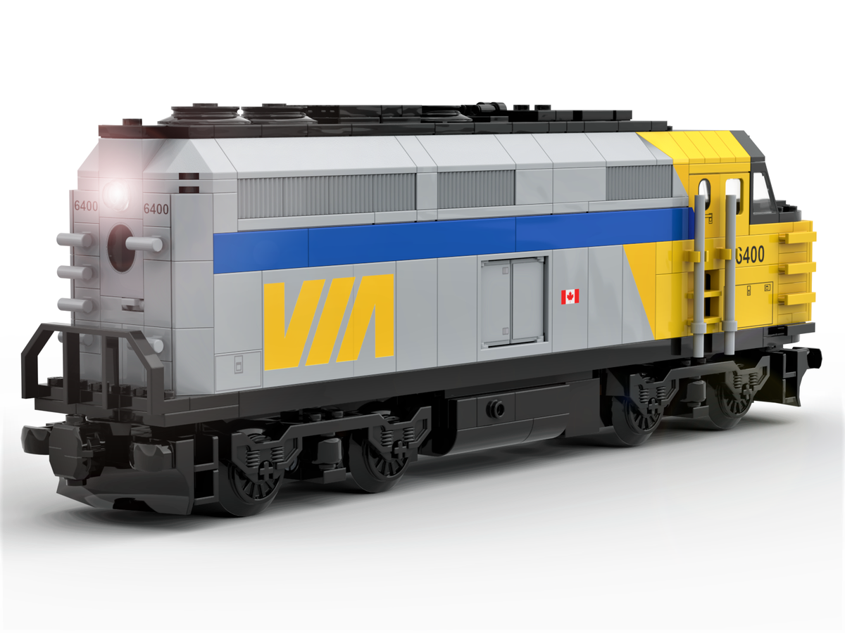 Lego via rail discount train