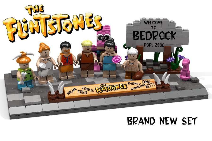 Lego flintstones best sale