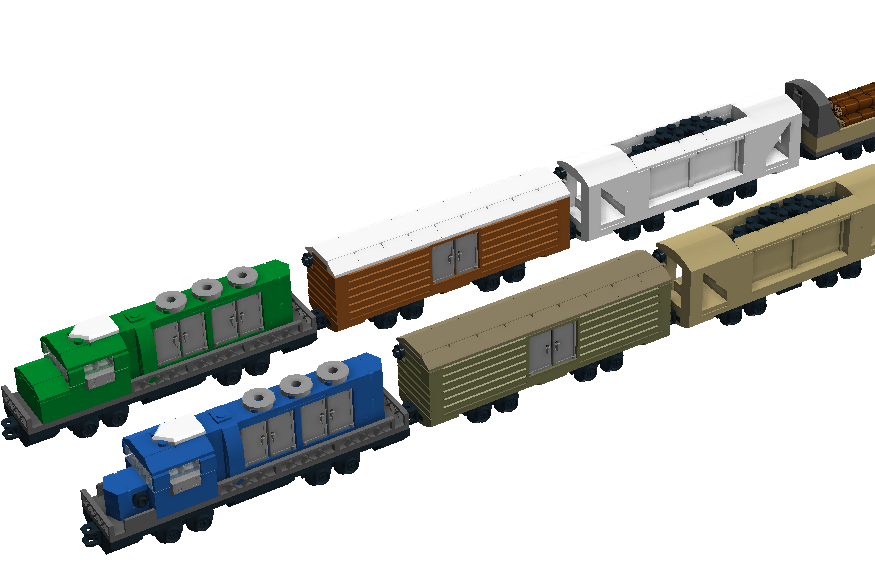 LEGO IDEAS - Miniature Trains (Updated)