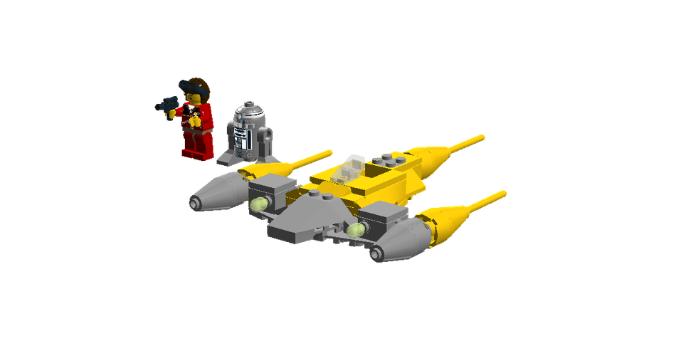 Lego star wars store naboo starfighter microfighter