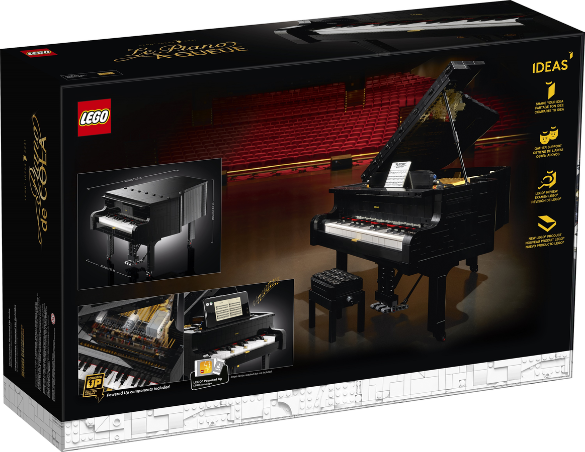 Lego store piano player