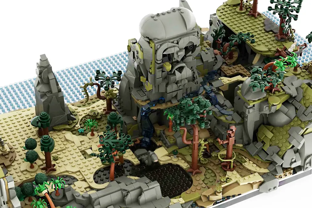 LEGO IDEAS Island of King Kong Diorama