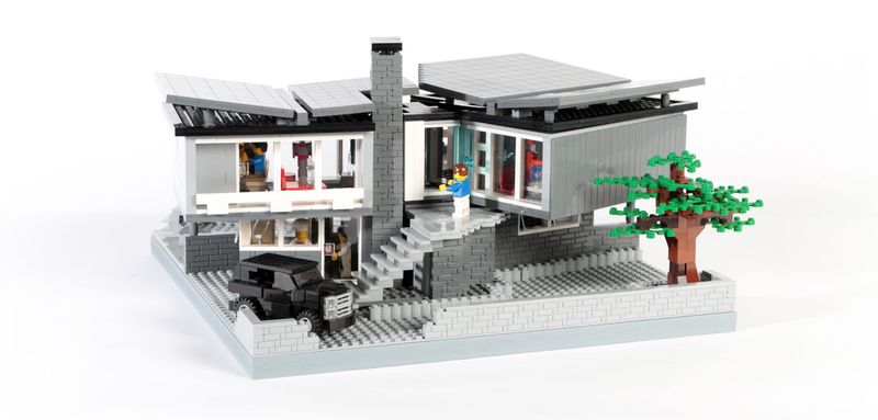 lego villa moc