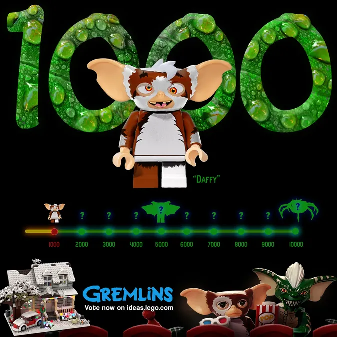 Lego gremlins hot sale set