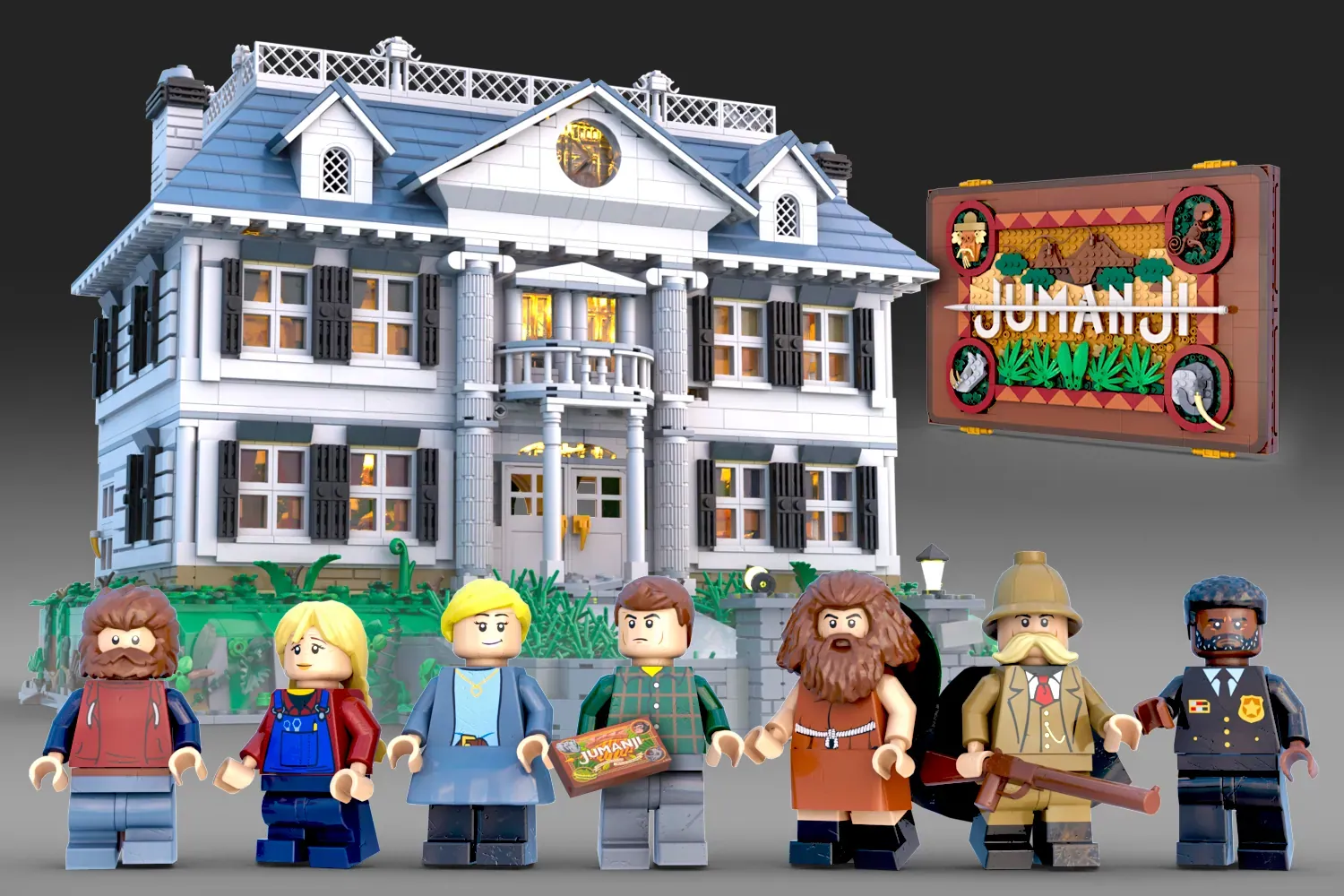 JUMANJI (1995) – The Parrish Mansion With Board Game Inside | LEGO® Ideas