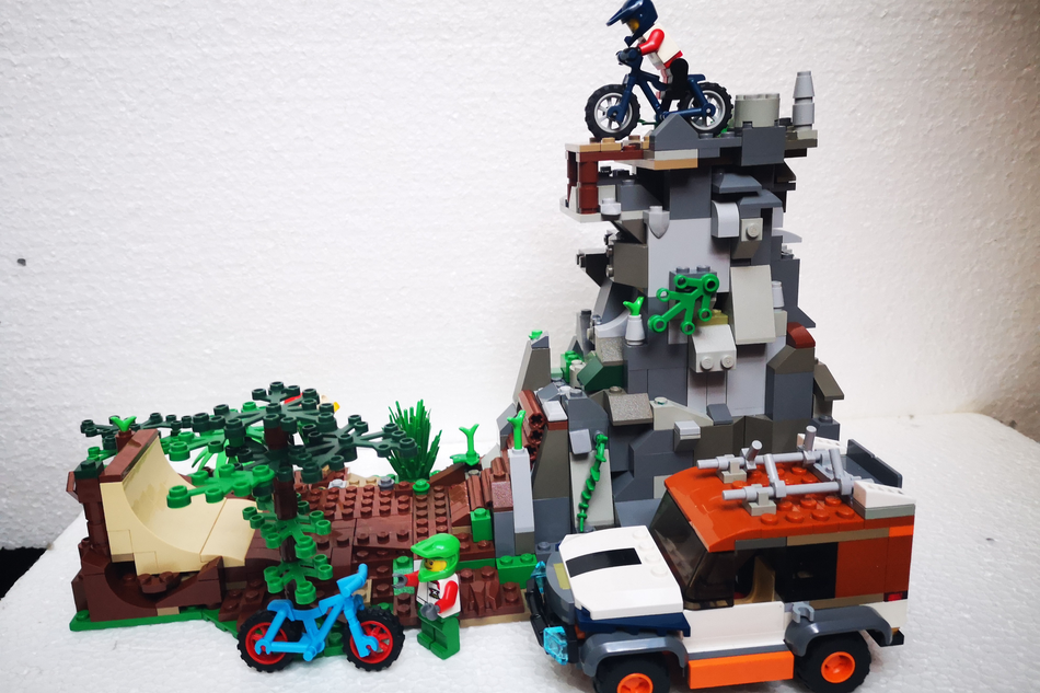 Lego downhill hot sale bike