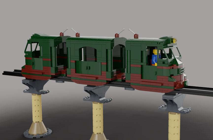 LEGO IDEAS - Wilderness Railroad: Lego's First Drop Track Roller