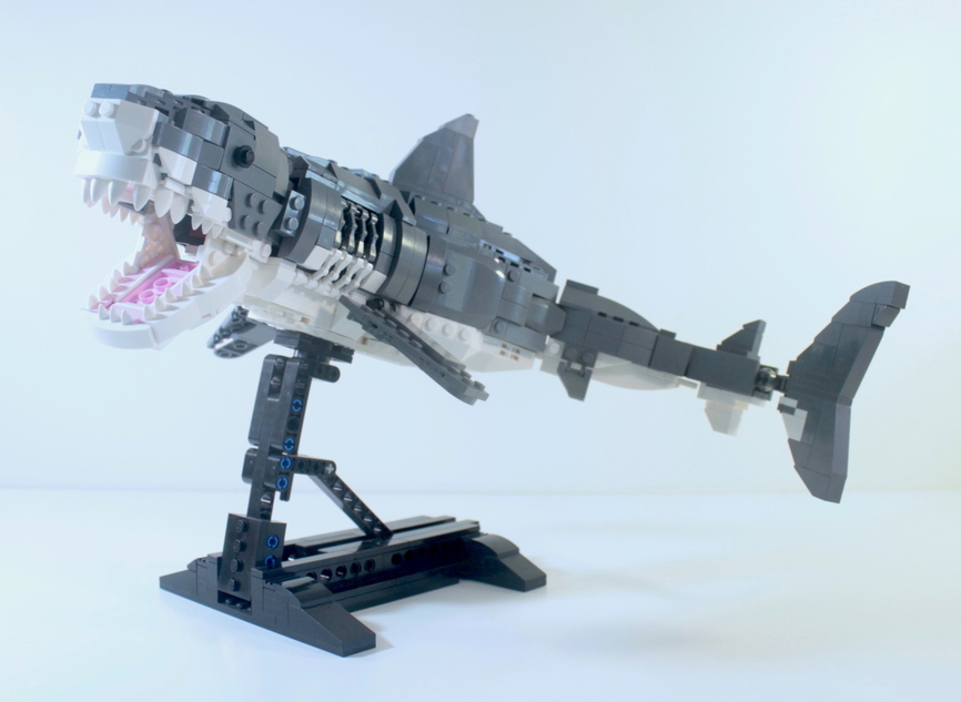 Lego shark sales for adults