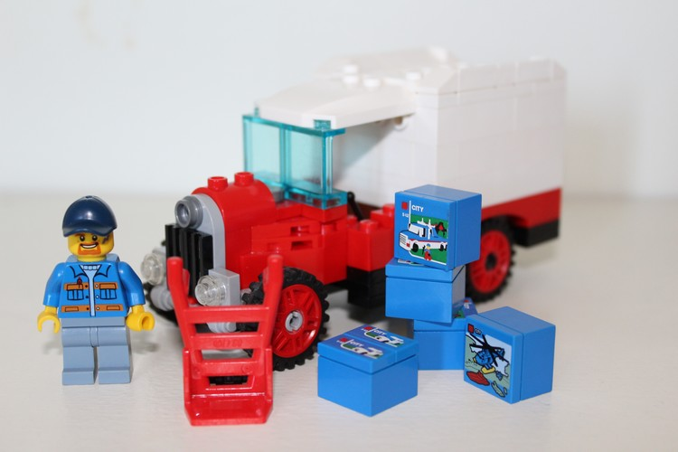 Lego delivery truck hot sale