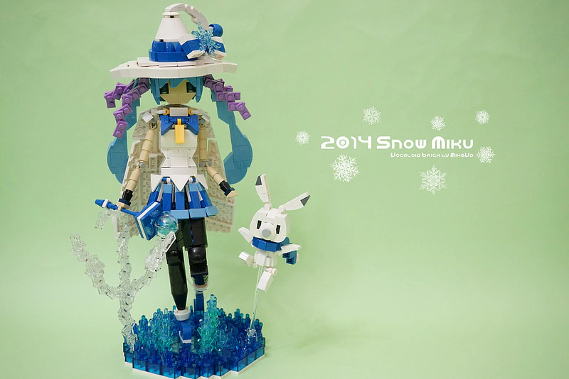 Vocaloid bricks: 2014 Snow Miku | LEGO® Ideas