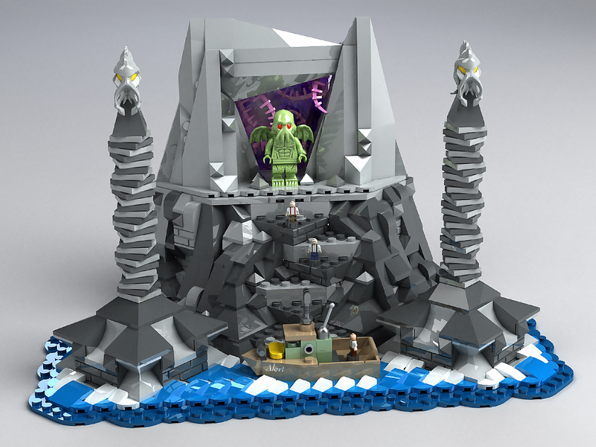 Lovecraft Horror Lego | art-kk.com