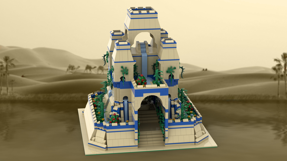 How To Make A Small Model Of The Hanging Gardens Babylon Fasci Garden