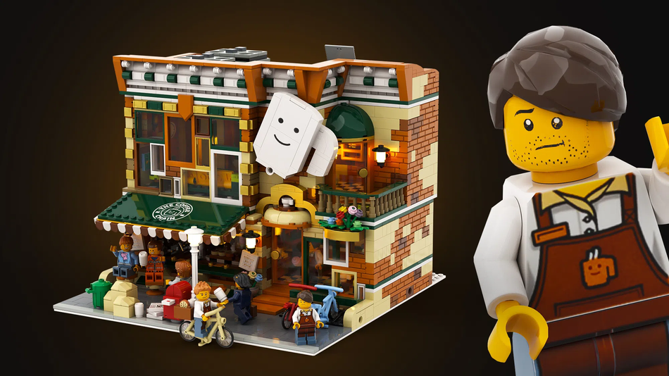 Lego city on sale coffee shop