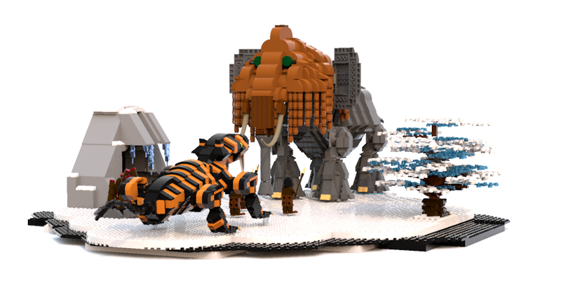 lego woolly mammoth