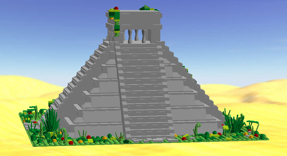 Lego aztec temple sale