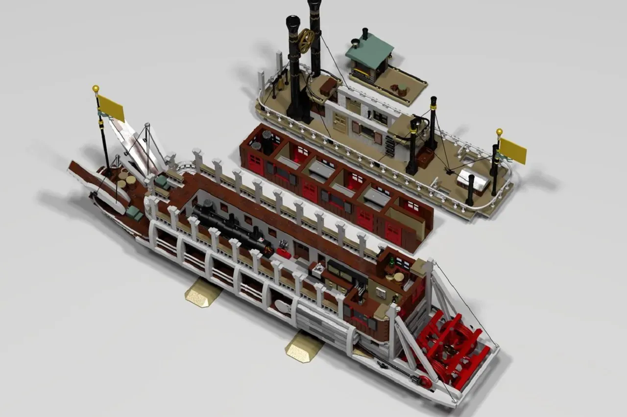 Lego river hot sale boat