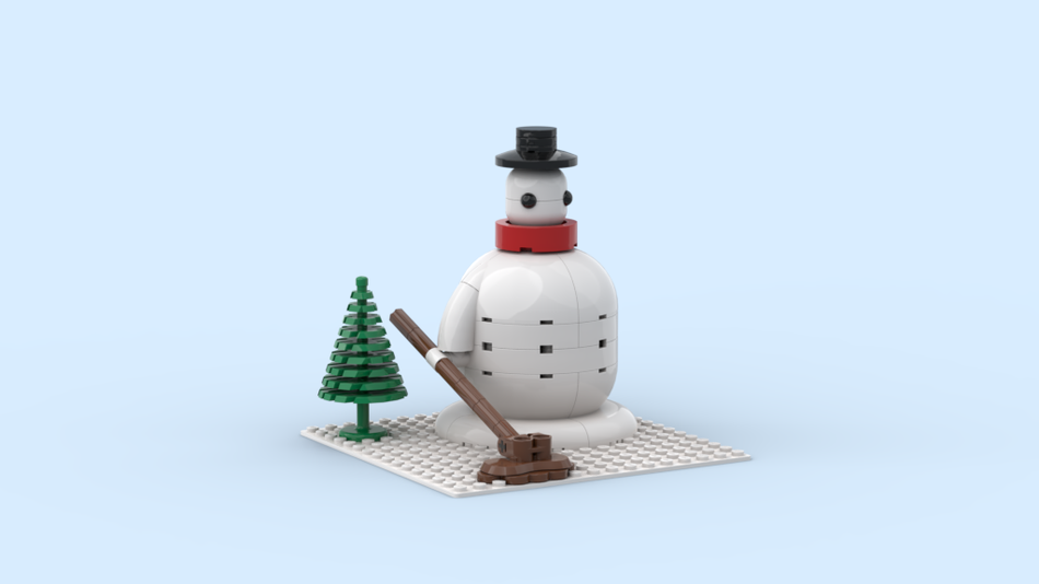 Lego snowman best sale