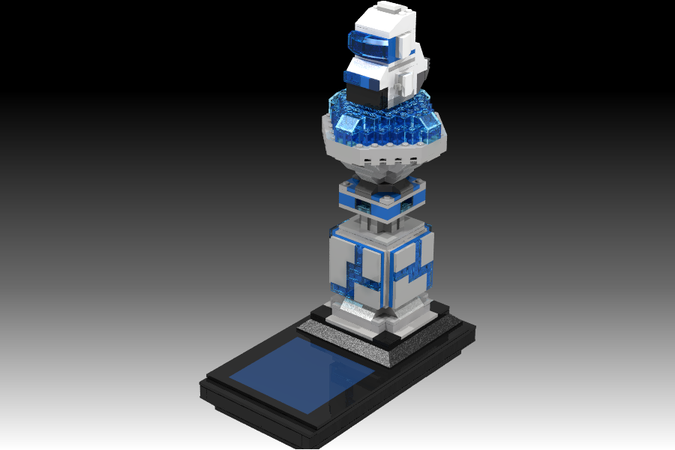 Lego Ideas Design The Next First Lego League World Festival Trophy Tech Art With Sapphire Blue