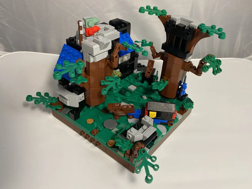 Lego dark hot sale forest fortress