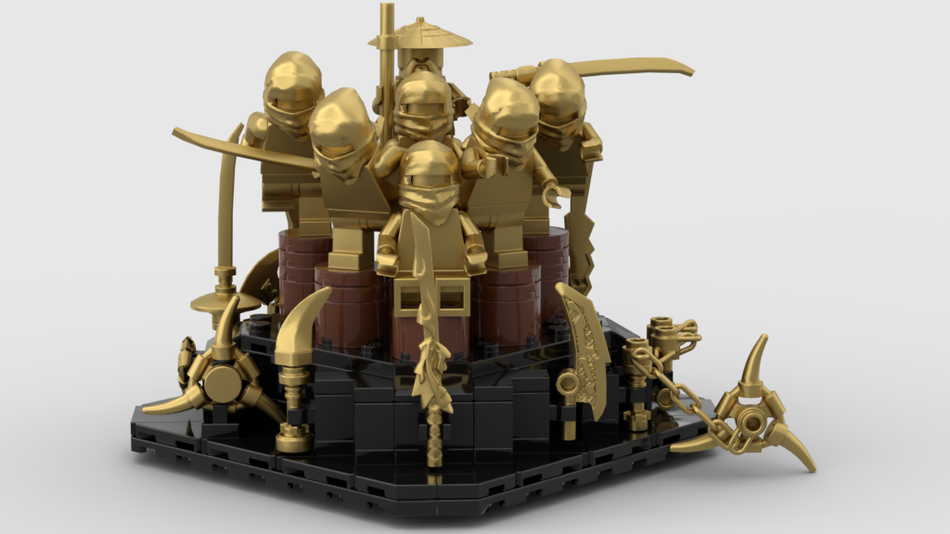 Ninjago golden hot sale armor