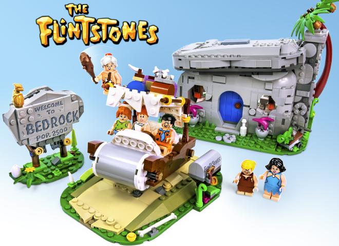 Lego outlet flintstones set