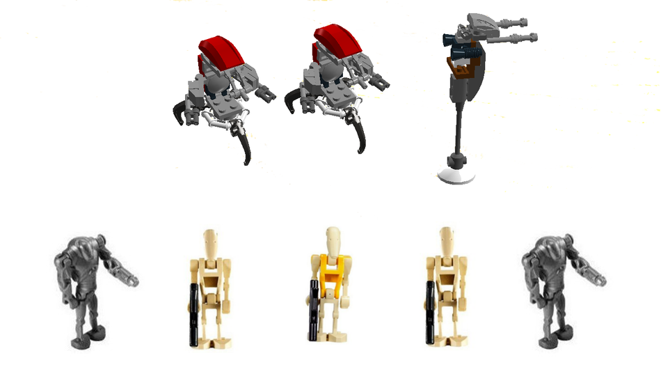 100 lego battle droids online