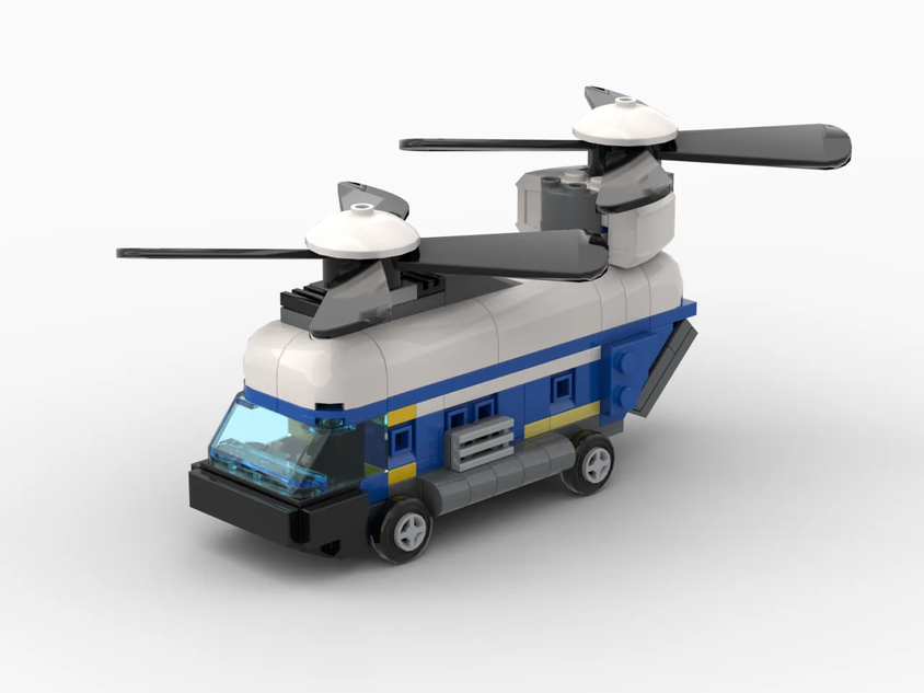 Lego police helicopter store 4439